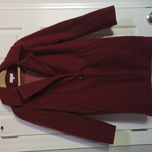 Waverly Grey Rent The Runway Pre-Loved Faux Sherling Holly Coat Red-XS**